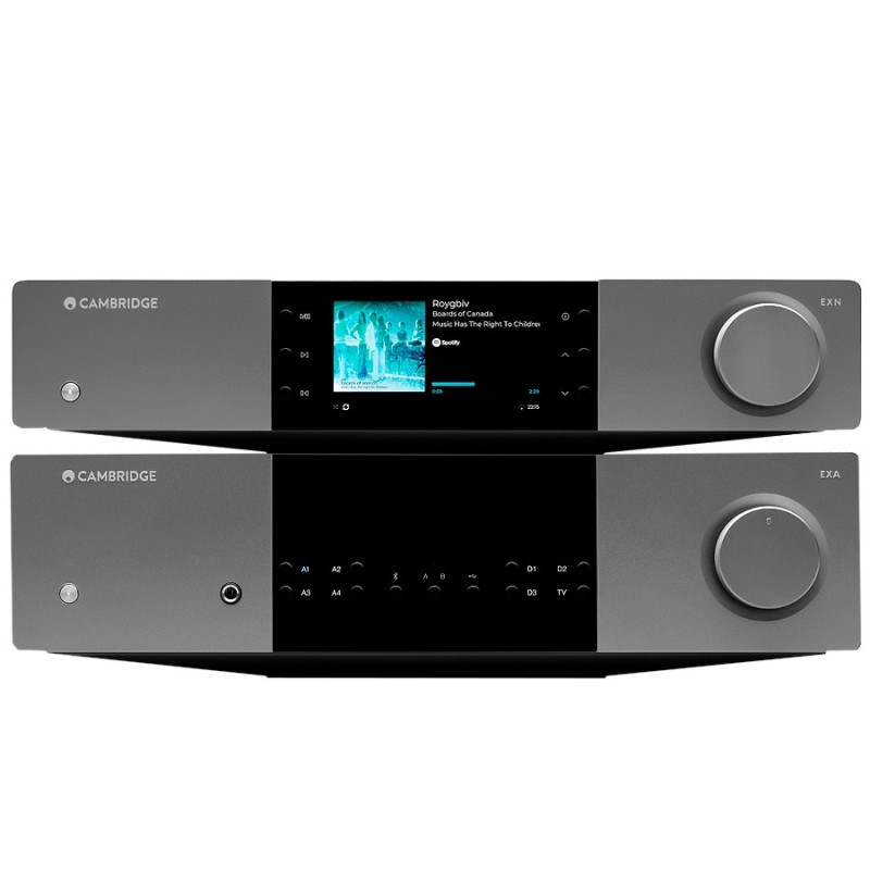 Pack Cambridge Audio EXA100 + EXN100 — amplificador y reproductor de red