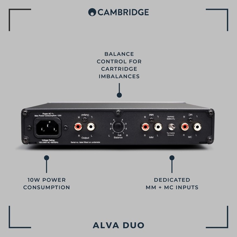 Cambridge Audio Alva Duo — previo de fono MM/MC, imagen 7