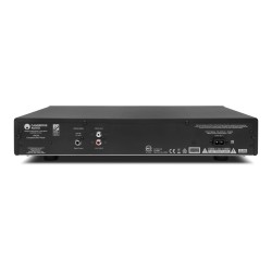 Cambridge Audio AXC35, vista trasera con la salida coaxial, la salida de línea RCA y la toma de corriente
