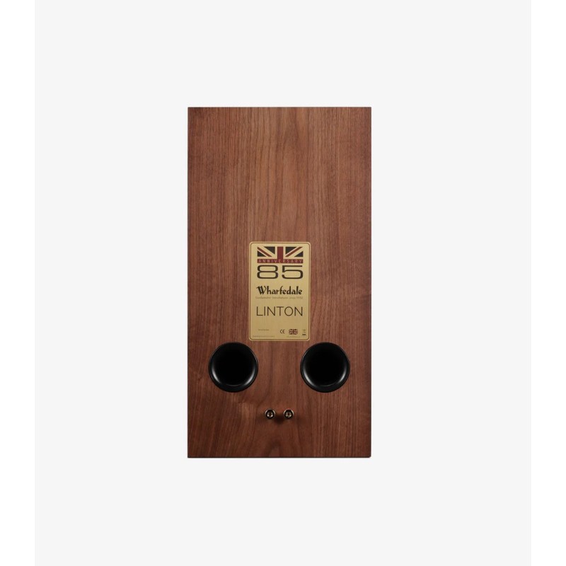 Wharfedale Linton Nogal — panel trasero