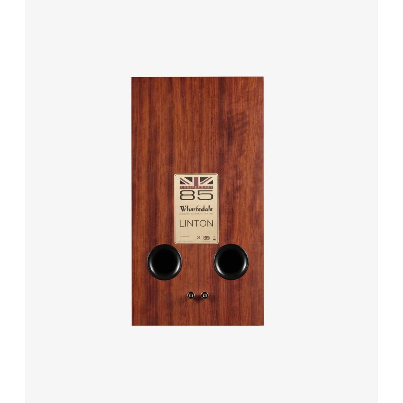 Wharfedale Linton Caoba — panel trasero