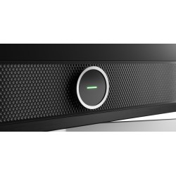 TV Loewe stellar VIDAA 65 — acabado aluminio negro con trasera lava.