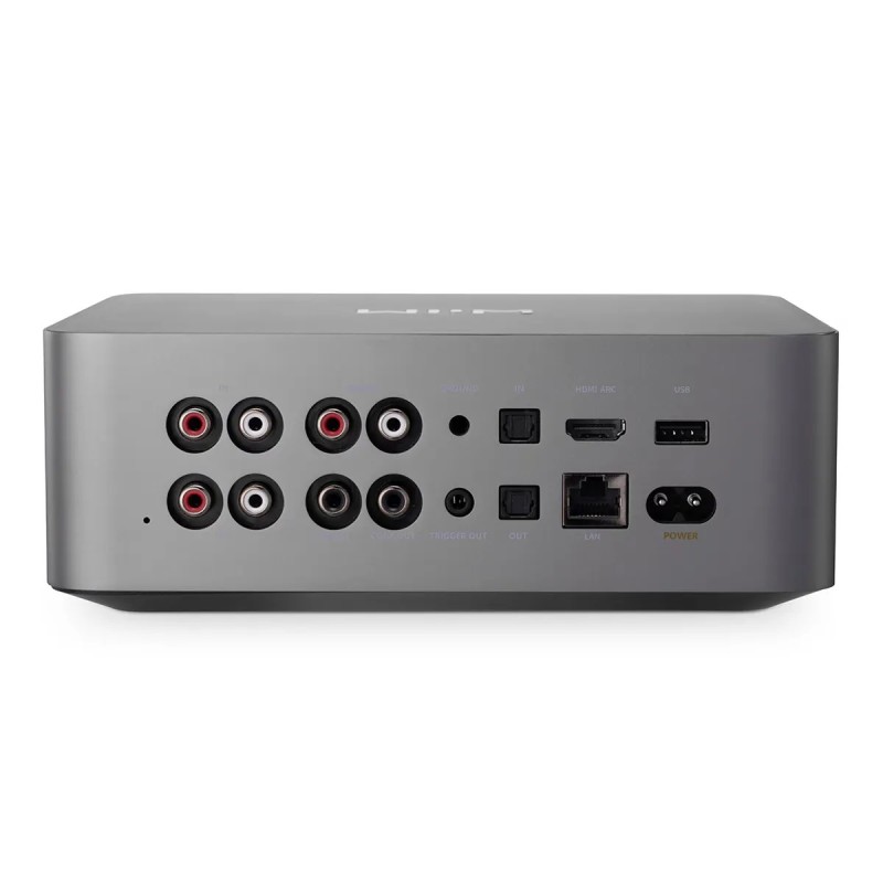 WiiM Ultra — panel de conexiones