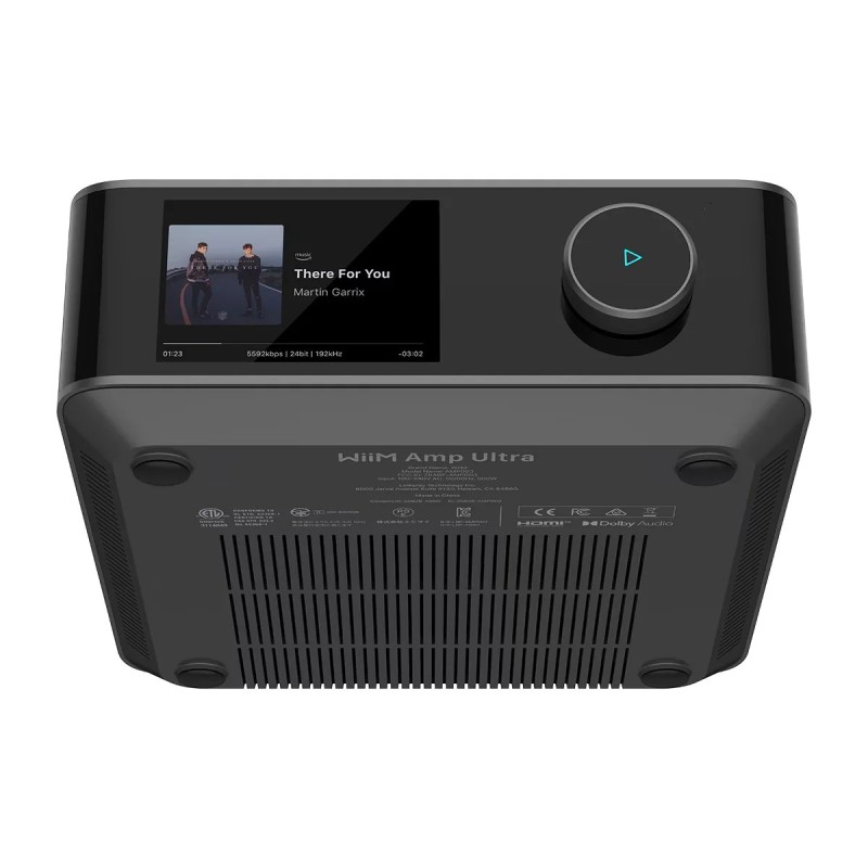 WiiM Amp Ultra — vista lateral