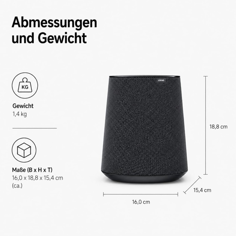 Altavoz Loewe klang mr1 Basalt Grey — imagen 8