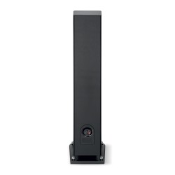Focal Aria Evo X N3 black high gloss — panel trasero con terminales y sistema Powerflow