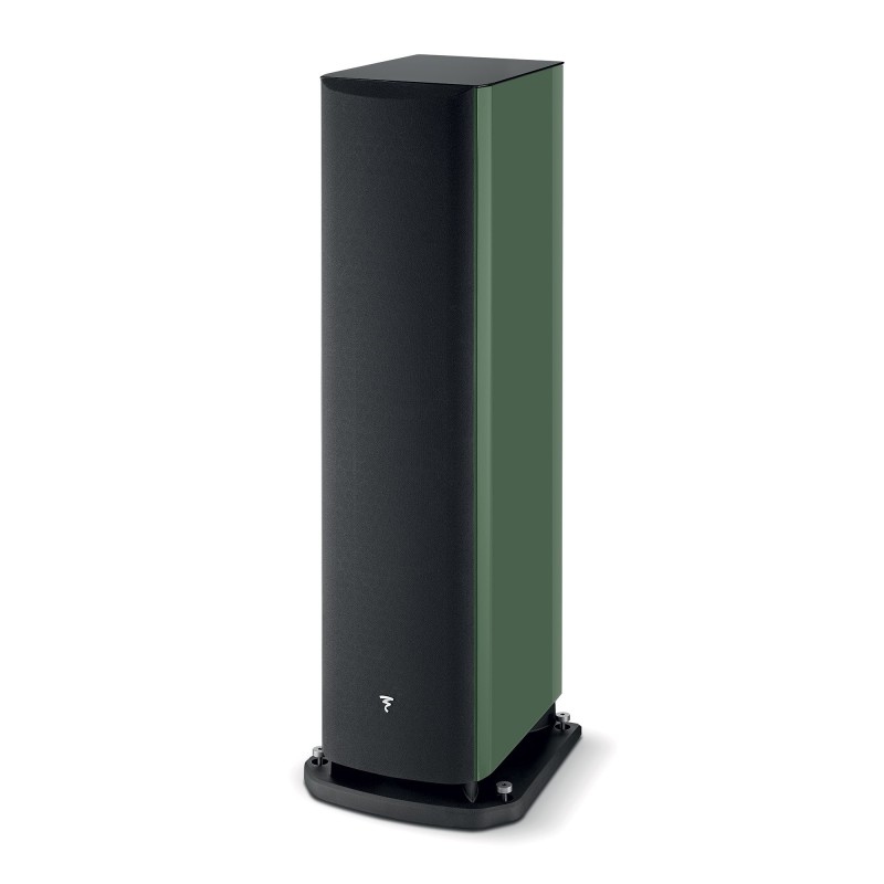 Focal Aria Evo X N4 Moss Green high gloss-vista frontal lateral