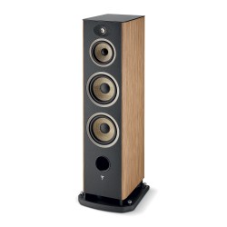 Focal Aria Evo X N4 prime walnut-vista sin rejilla frontal lateral