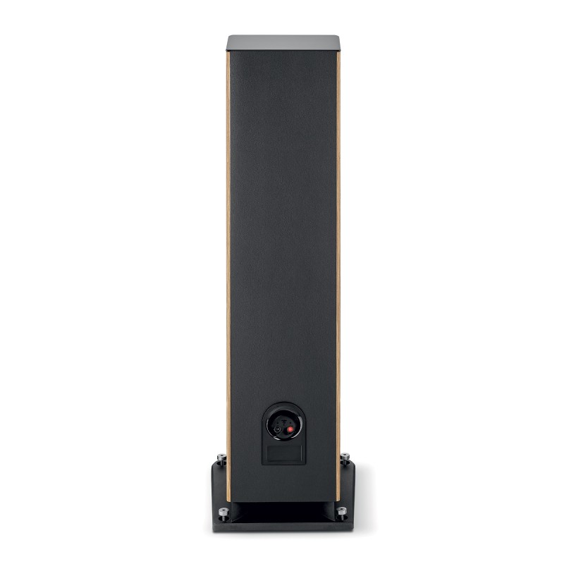 Focal Aria Evo X N4 Prime Walnut vista posterior conexiones