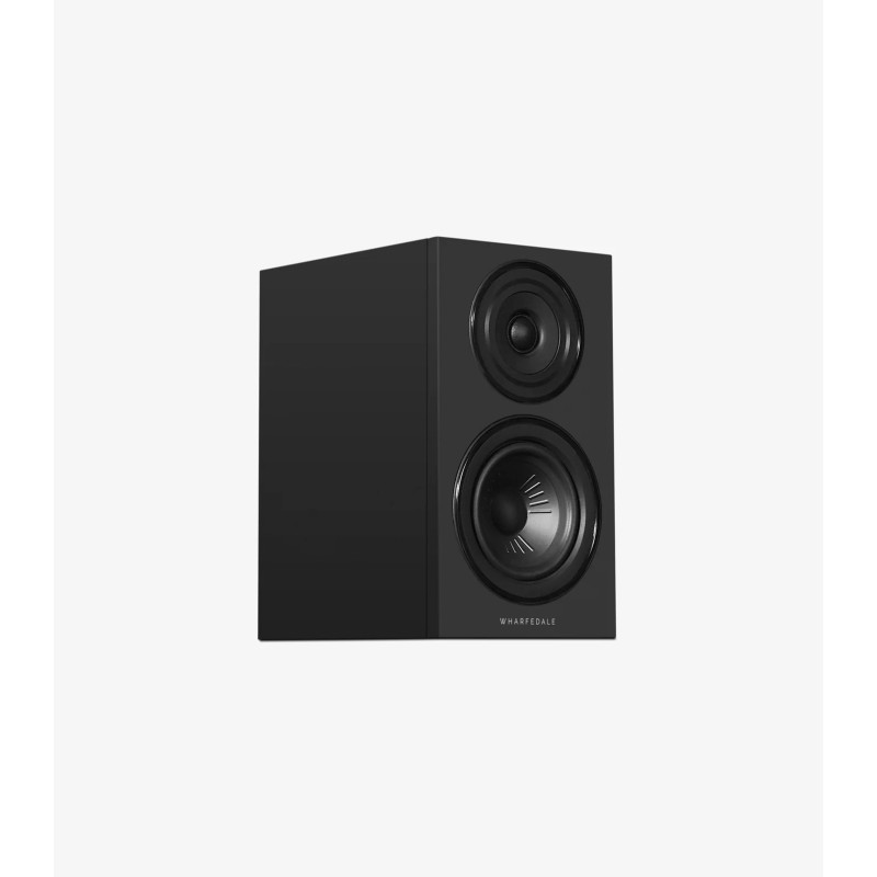 Wharfedale Diamond 12.1i all black frontal lateral sin rejilla