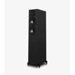 Wharfedale Diamond 12.3i all black vista fronto lateral