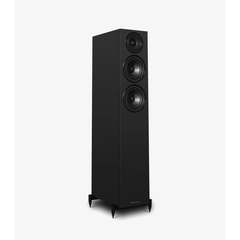 Wharfedale Diamond 12.3i all black vista fronto lateral