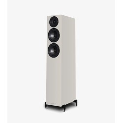 Wharfedale Diamond 12.3i Stone grey vista fronto lateral sin rejillas