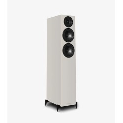 Wharfedale Diamond 12.3i Stone grey vista fronto lateral sin rejillas