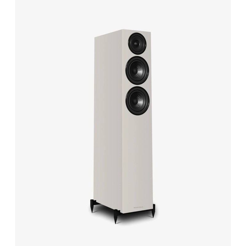 Wharfedale Diamond 12.3i Stone grey vista fronto lateral sin rejillas