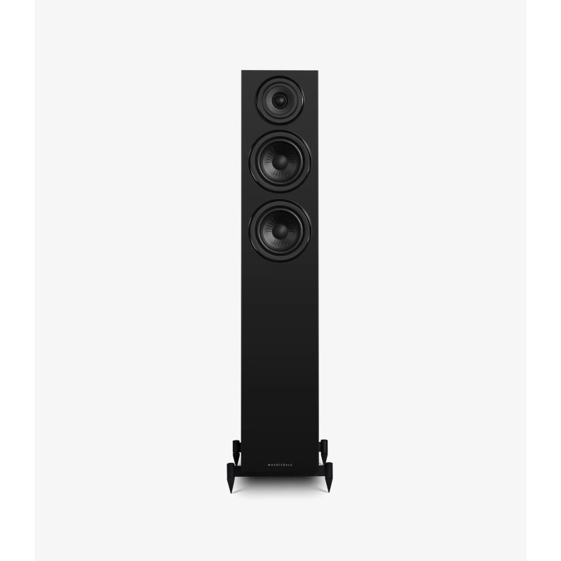 Wharfedale Diamond 12.3i Classic Walnut vista frontal sin rejillas