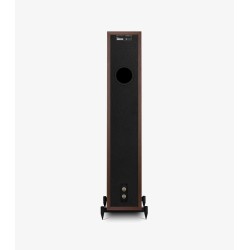 Wharfedale Diamond 12.3i Classic Walnut vista trasera conexiones