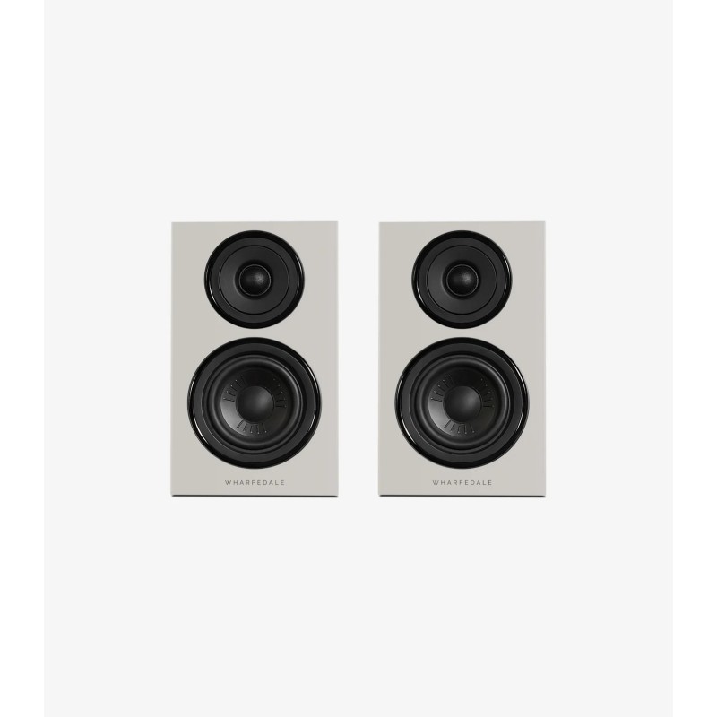 Pareja Wharfedale Diamond 12.0i Gris vista frontal sin rejilla