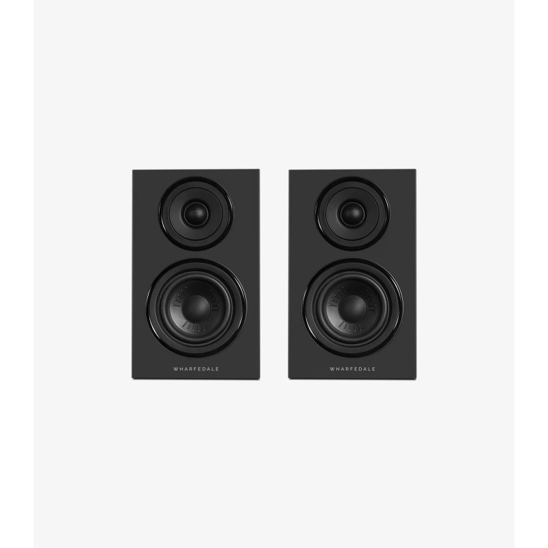 Pareja Wharfedale Diamond 12.0i Nogal vista frontal sin rejilla