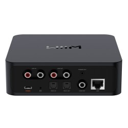 WiiM Pro Plus Reproductor de Red — vista trasera con conexiones