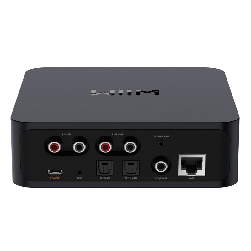 WiiM Pro Plus Reproductor de Red — vista trasera con conexiones