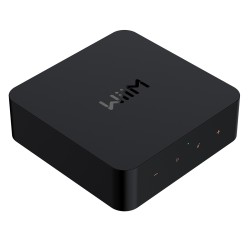 WiiM Pro Reproductor de Red — Vista diagonal posterior superior
