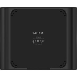 WiiM Sub Pro Subwoofer Activo negro — vista inferior