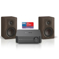 DALI Kupid dark walnut + WiiM Amp