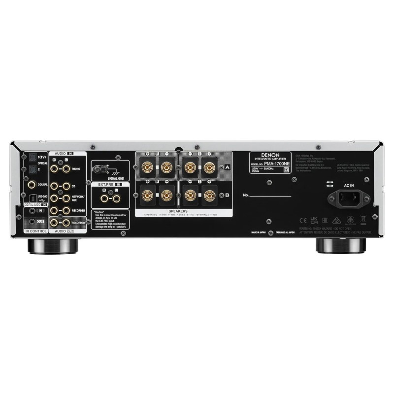 Denon PMA-1700NE: integrado 140 W con DAC USB | Stella AV