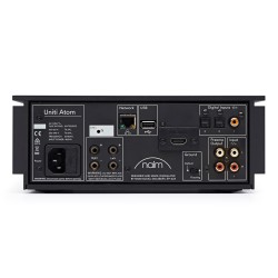 Naim Uniti Atom | Sistema Todo en Uno con Streaming vista trasera con panel conexiones