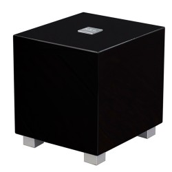 REL Tzero MKIII negro | Subwoofer Compacto vista latero superior