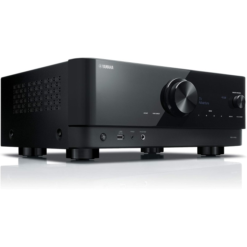 Yamaha RX-V4A — vista tres cuartos izquierda
