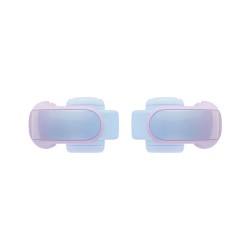 Bose Ultra Open Earbuds en Chilled lilac, vista desde arriba del arco de los dos auriculares