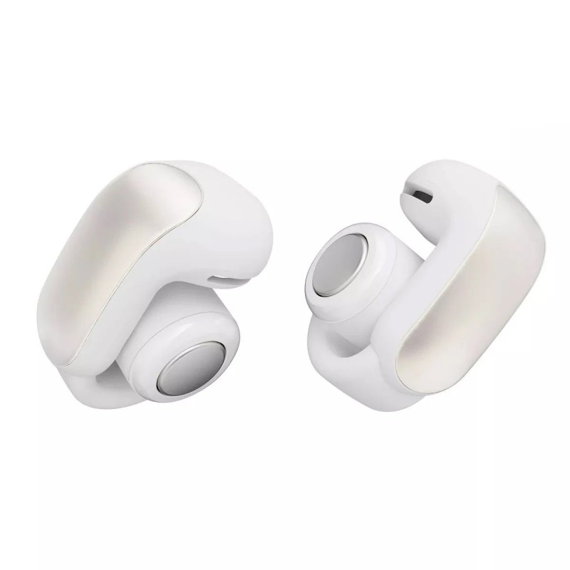 Bose Ultra Open Earbuds en Diamond 60th edition, los dos auriculares de clip en vista de tres cuartos