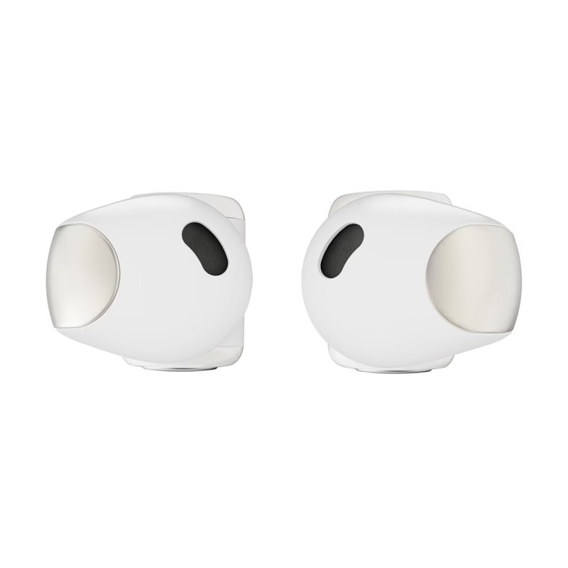 Bose Ultra Open Earbuds en Diamond 60th edition, vista de perfil de los dos auriculares