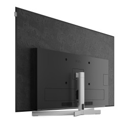 TV Loewe stellar VIDAA 55 — acabado aluminio negro con trasera lava.