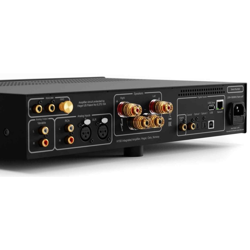 Hegel H150 | Amplificador con Streaming, DAC y Phono MM
