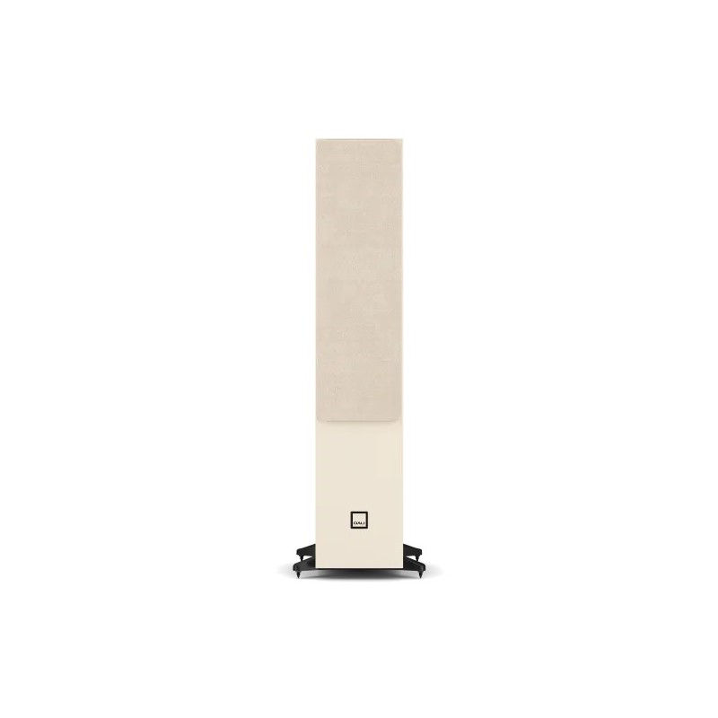 DALI Sonik 7 Natural Oak — vista frontal con rejilla magnética