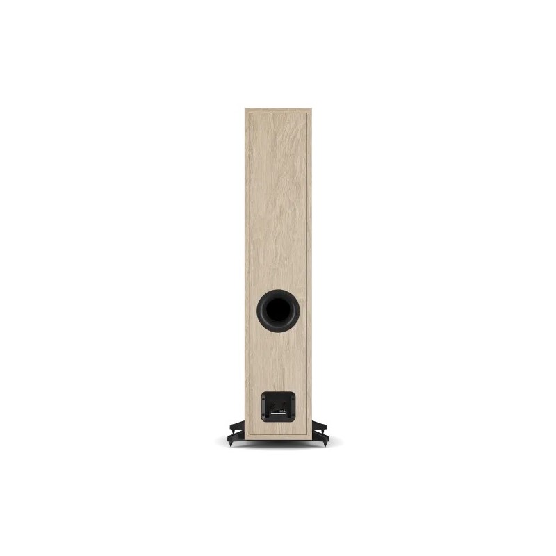DALI Sonik 7 Natural Oak — vista trasera con puerto y terminal