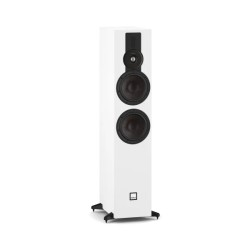 DALI Sonik 7 White — vista tres cuartos sin rejilla
