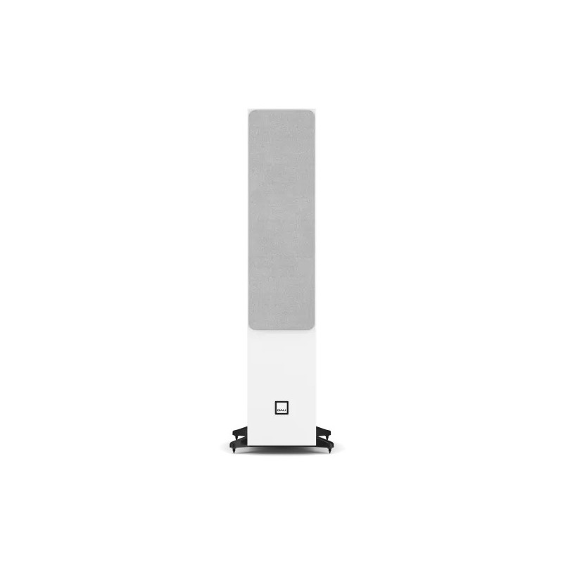 DALI Sonik 7 White — vista frontal con rejilla magnética