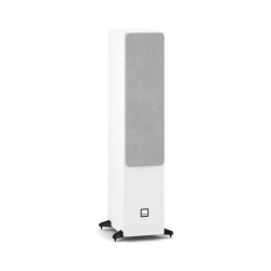 DALI Sonik 7 White — vista tres cuartos con rejilla