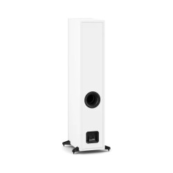 DALI Sonik 7 White — vista tres cuartos trasera con puerto y conexiones