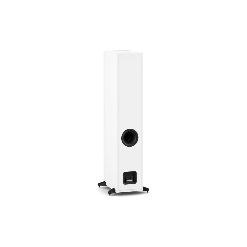 DALI Sonik 7 White — vista tres cuartos trasera con puerto y conexiones
