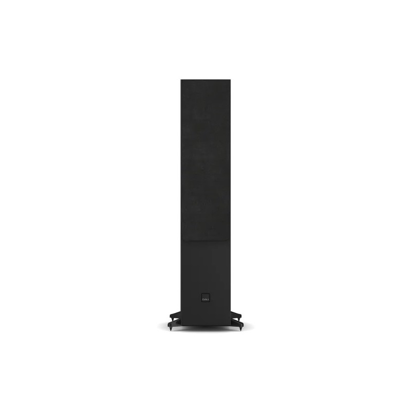 DALI Sonik 7 Black Ash — vista frontal con rejilla magnética