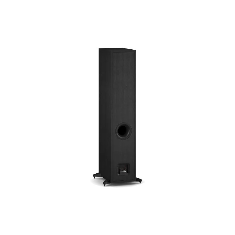 DALI Sonik 7 Black Ash — vista tres cuartos trasera con puerto y terminal