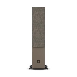DALI Sonik 7 Walnut — vista frontal con rejilla magnética