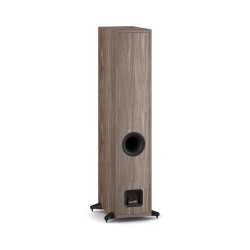 DALI Sonik 7 Walnut — vista tres cuartos trasera con puerto y terminal