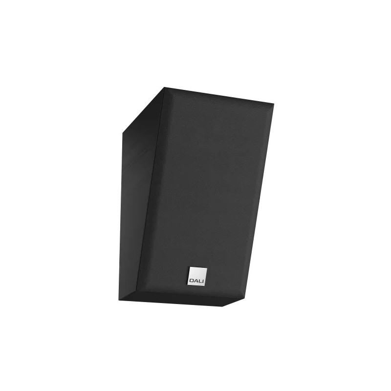 DALI ALTECO C-1 negro — vista 3/4 derecha con rejilla
