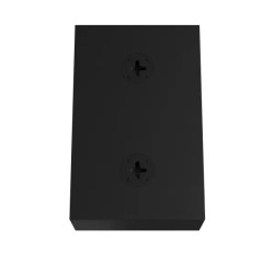 DALI ALTECO C-1 negro — vista  trasera con enganches para pared